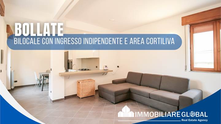 Bilocale con ingresso indipendente e area cortiliva esclusiva – Bollate (MI)